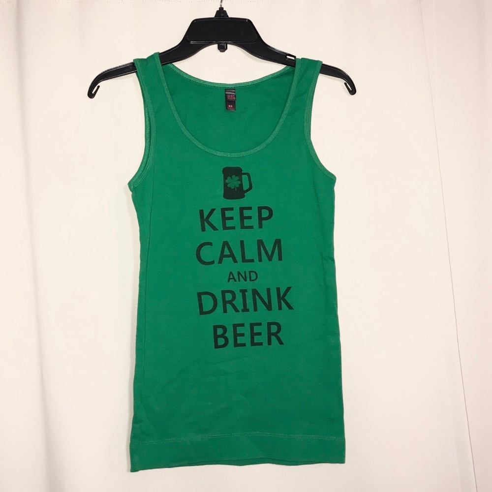 Keep calm and drink beer -  tank top - S